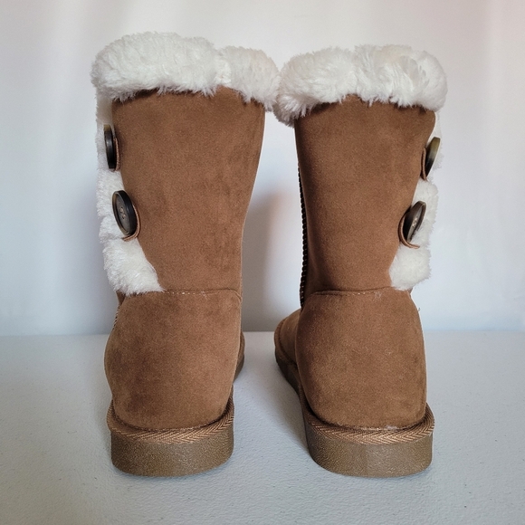 **FINAL SALE** NIB Sugar Marty Cognac Faux Fur Winter Boots - Picture 3 of 8